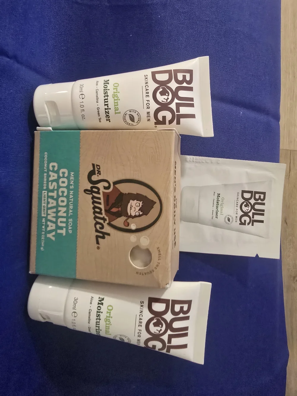 Bulldog Original Moisturizer for Men And Bar Soap.